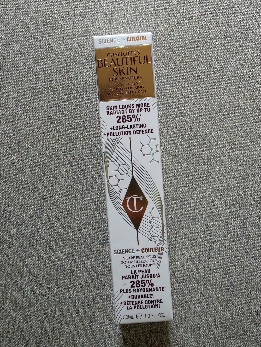 Charlotte Tilbury Beautiful Skin Foundation 1.0 Oz SHADE 2 NEUTRAL